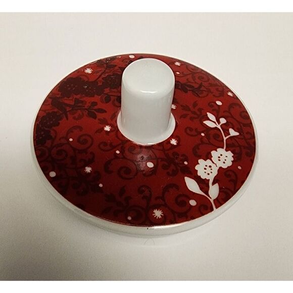 Rosanna Deer & Birds Red Porcelain Stacking Teapot & Teacup for One - Picture 9 of 12